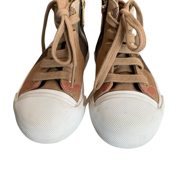 B BURBERRY House Check Toddler Shoes Size 24 - Picture 5 of 11
